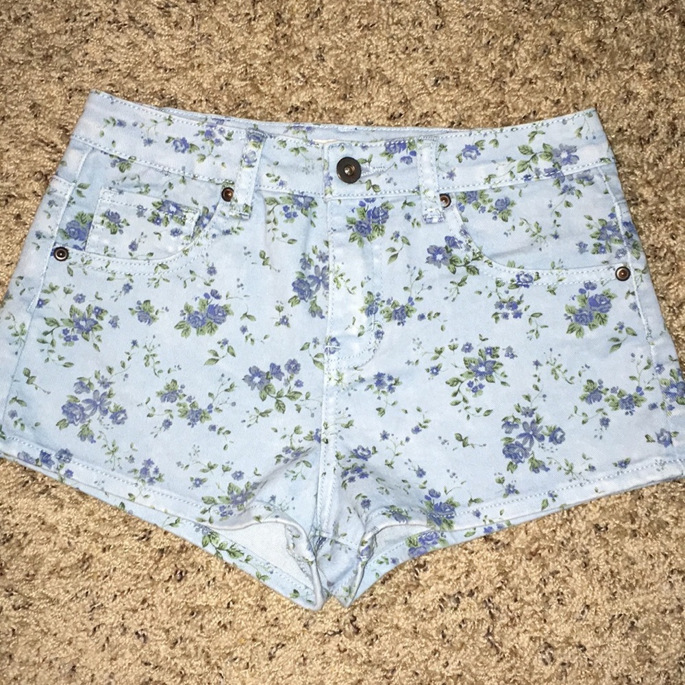 Forever 21 Flower Shorts